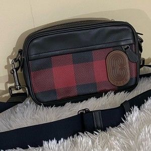 Coach purse- Graham crossbody with Buffalo  Plaid Print